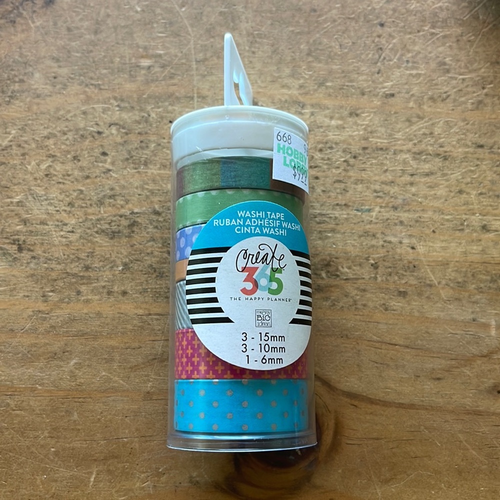 The Happy Planner Washi Tape 7 Rolls